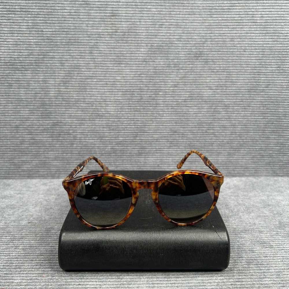 Maui Jim MJ-182-10L Tortoise Round Sunglasses Made in Japan Vintage Style